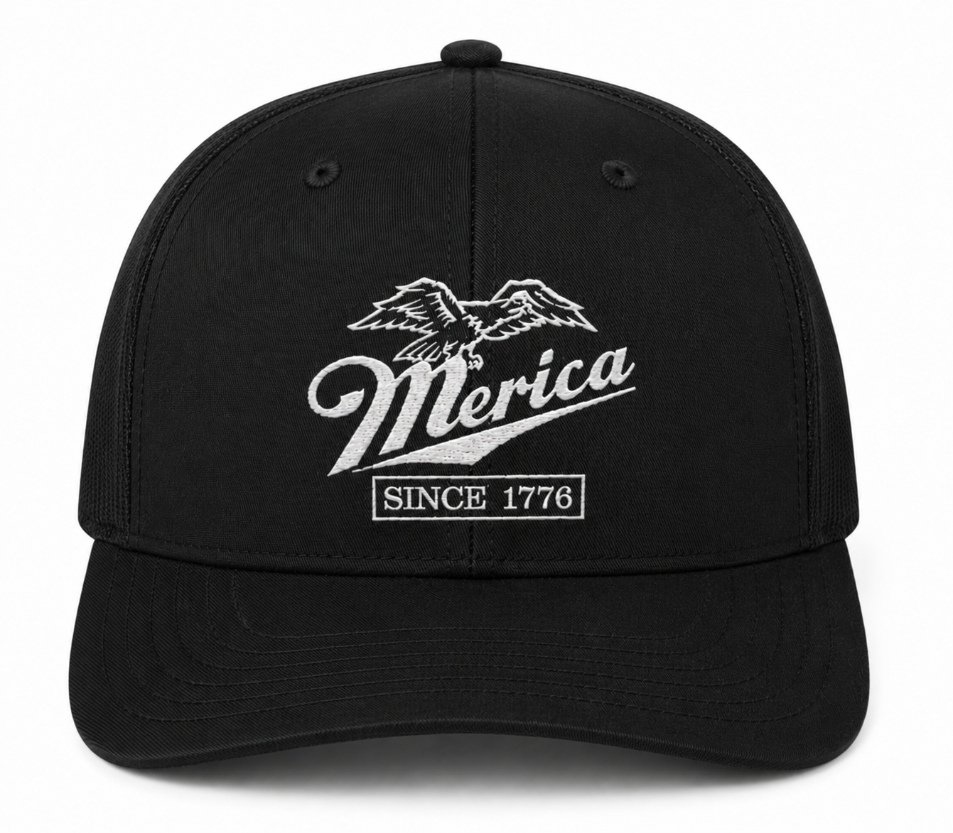 Merica Since 1776 Richardson 112 Trucker Hat | Patriotic Embroidered Cap
