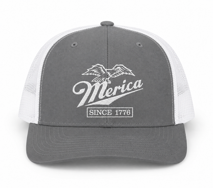 Merica Since 1776 Richardson 112 Trucker Hat | Patriotic Embroidered Cap