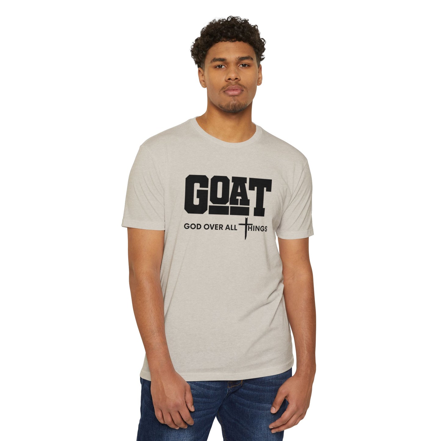 GOAT God Over All Things Unisex Faith Tee