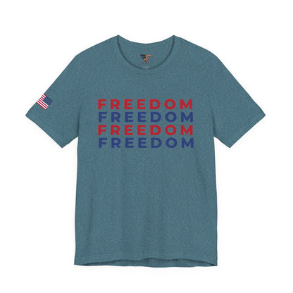 Charlie Kirk American Flag T-Shirt – Unisex Patriotic Freedom Shirt for Conservatives & TPUSA Supporters