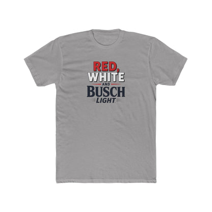 Red, White, and Busch Light Tee – Patriotic Shirt for Beer Lovers - Freedom Flag Co.