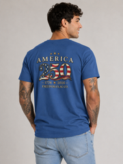 America 250 Unisex Patriotic T-Shirt – USA 1776–2026 Anniversary Tee | Freedom Flag Co.