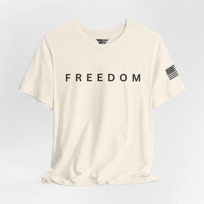 Premium Charlie Kirk Freedom Shirt Unisex | Patriotic Tee w/ Flag Sleeve