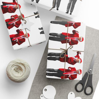 Trump Dancing Wrapping Paper – Funny Patriotic Gift Wrap for Christmas, Birthdays & Holidays | MAGA USA President Gift Paper Roll