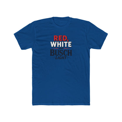 Red, White, and Busch Light Tee – Patriotic Shirt for Beer Lovers - Freedom Flag Co.