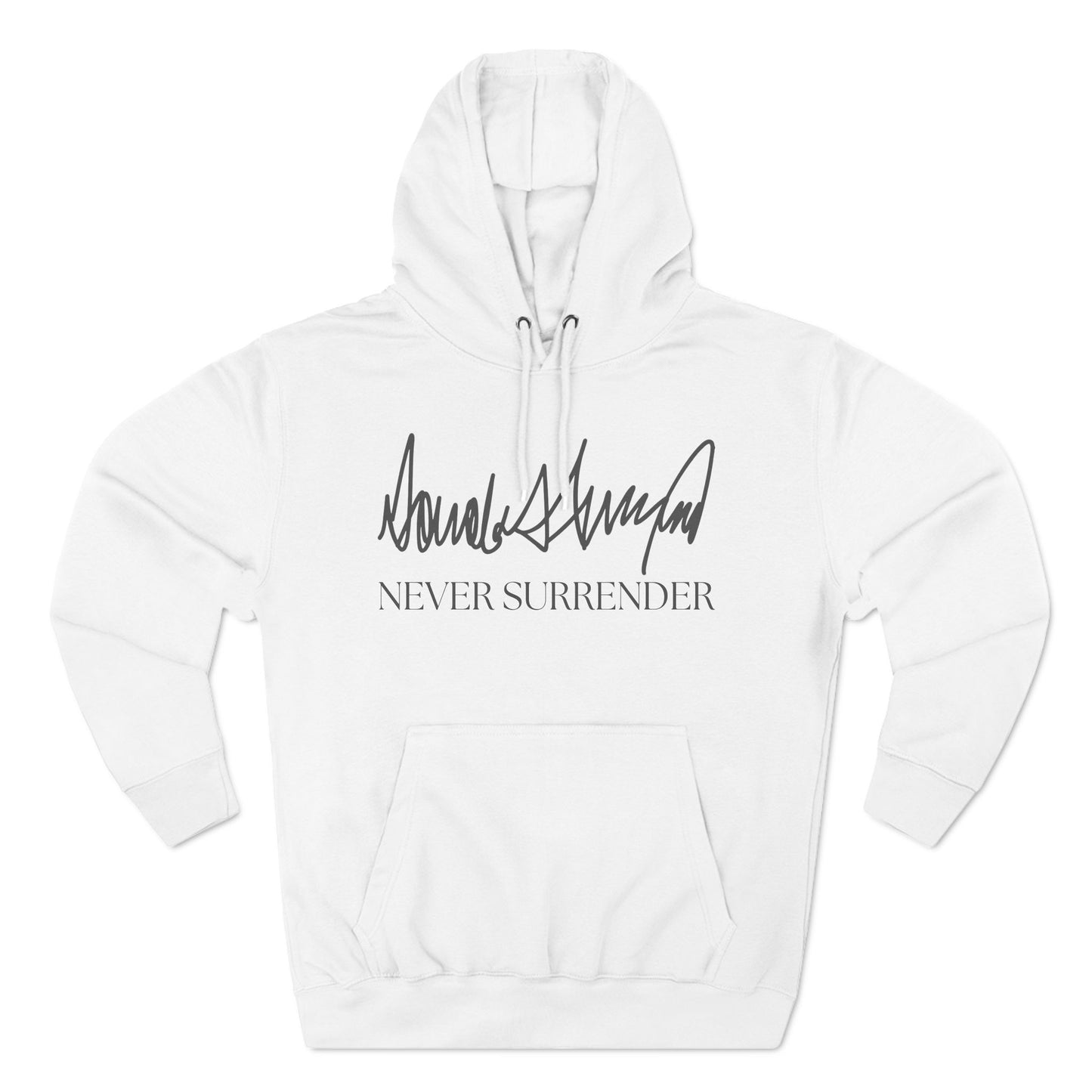 White - Trump Signature Hoodie – The Executive Order Edition