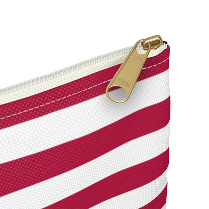 USA Flag Accessory Pouch – Patriotic Makeup Bag, Travel Organizer