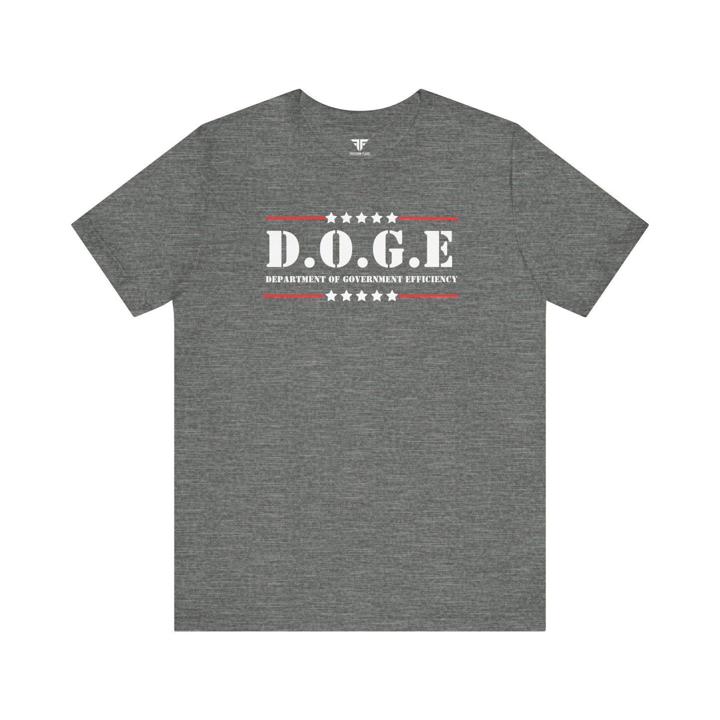 Grey. D.O.G.E Department of Government Efficiency Men's, Women T- Shirt Unisex