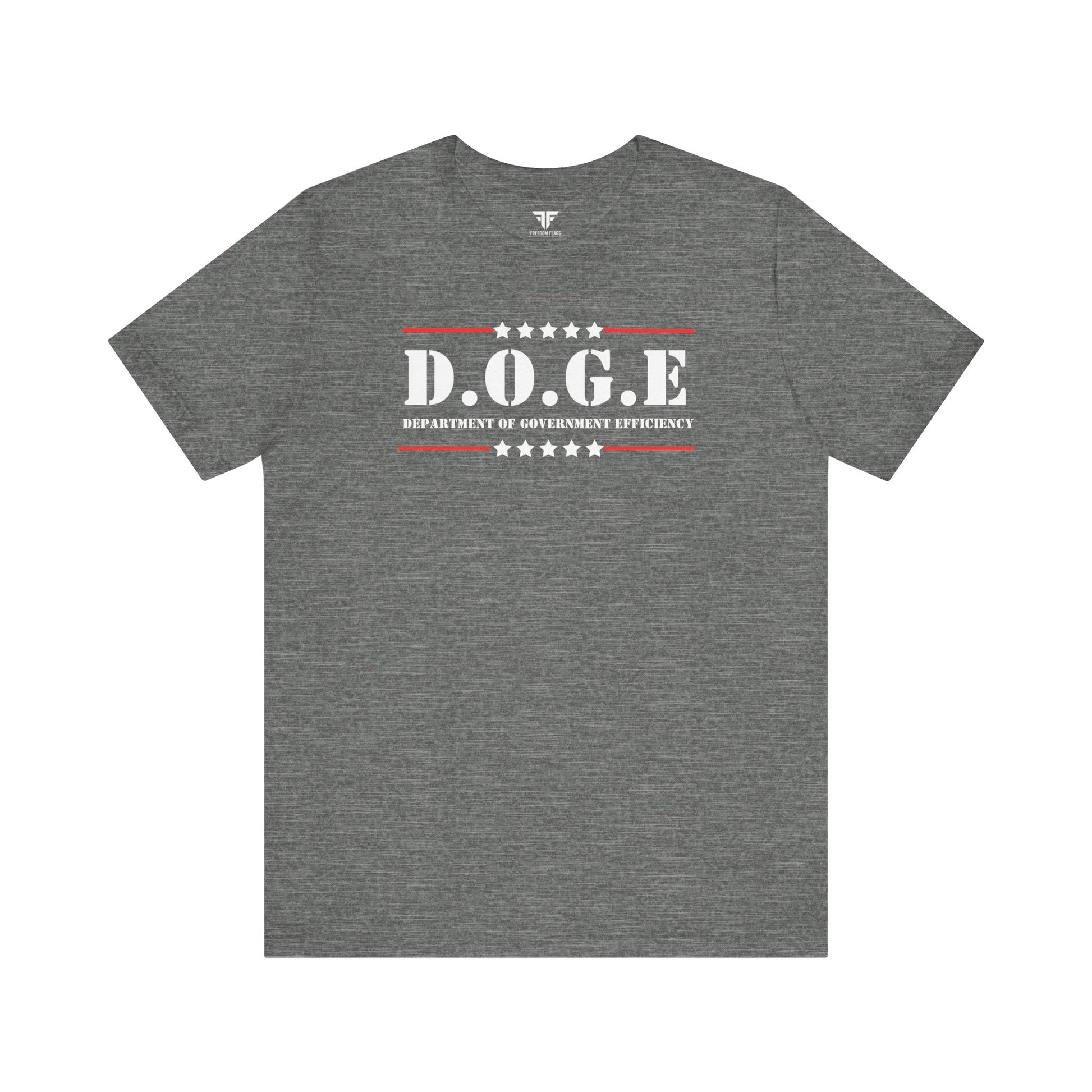 Grey. D.O.G.E Department of Government Efficiency Men's, Women T- Shirt Unisex