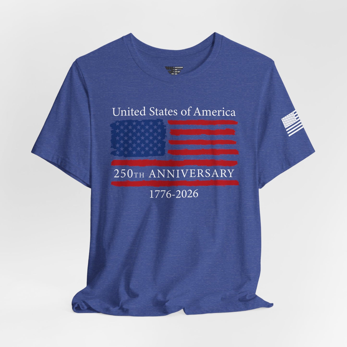 America 250 Unisex T-Shirt | United States Semiquincentennial Patriotic Flag Tee (1776–2026)