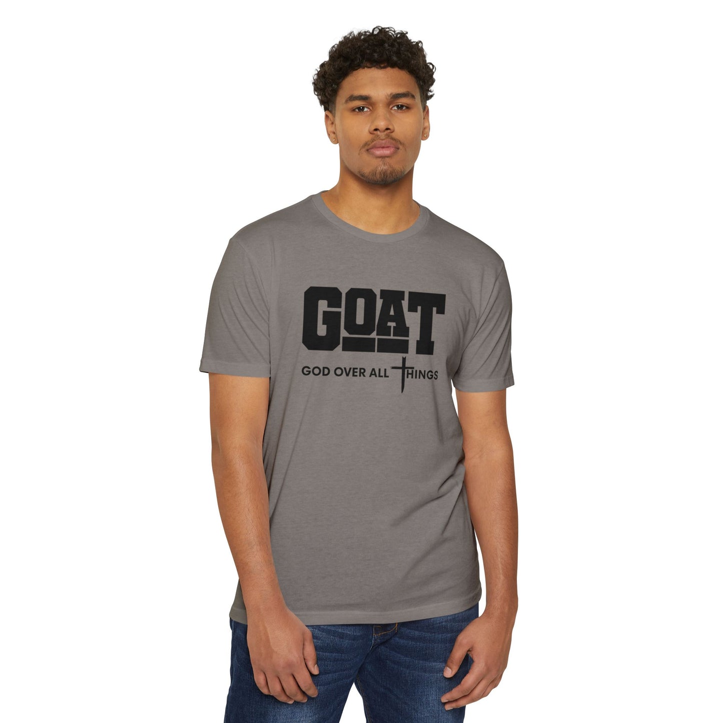 GOAT God Over All Things Unisex Faith Tee