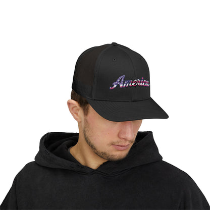 America Embroidered Snapback Cap - Freedom Flag Co.