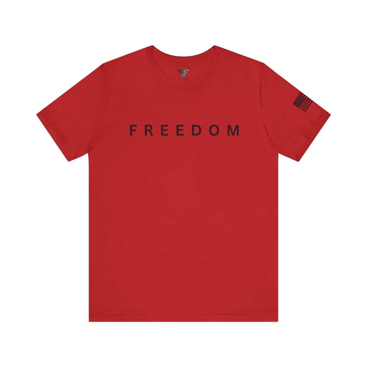Premium Charlie Kirk Freedom Shirt Unisex | Patriotic Tee w/ Flag Sleeve