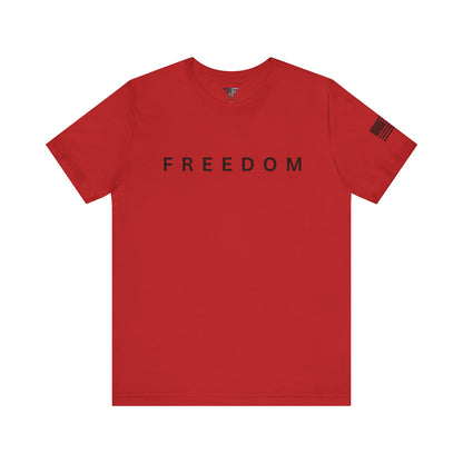 Premium Charlie Kirk Freedom Shirt Unisex | Patriotic Tee w/ Flag Sleeve