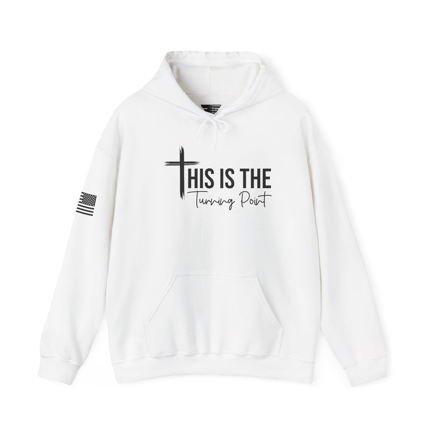 This Is The Turning Point” Hoodie – Unisex Patriotic TPUSA Sweatshirt