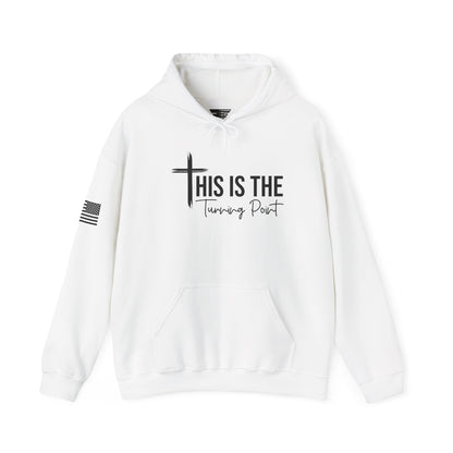 This Is The Turning Point” Hoodie – Unisex Patriotic TPUSA Sweatshirt