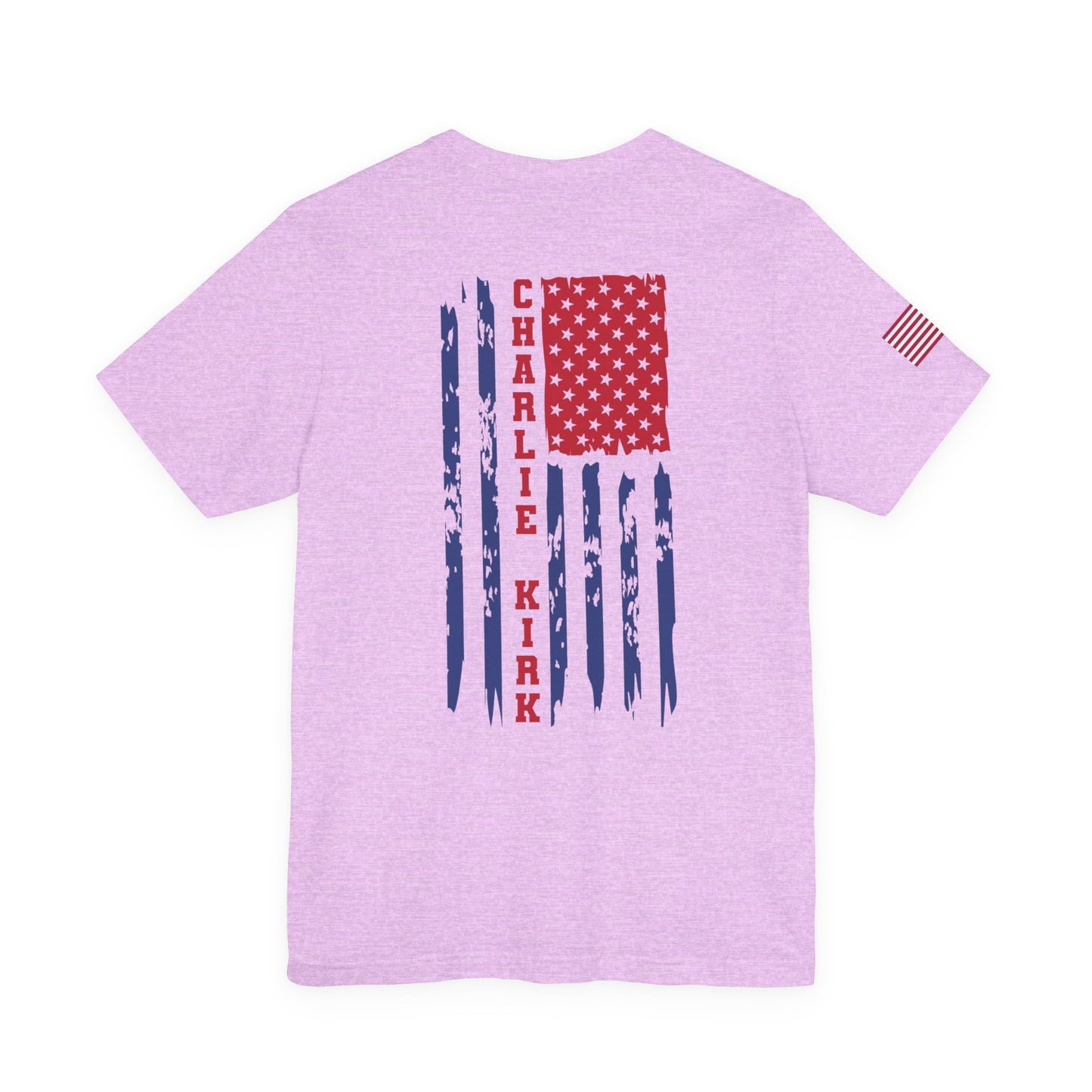 Charlie Kirk American Flag T-Shirt – Unisex Patriotic Freedom Shirt for Conservatives & TPUSA Supporters