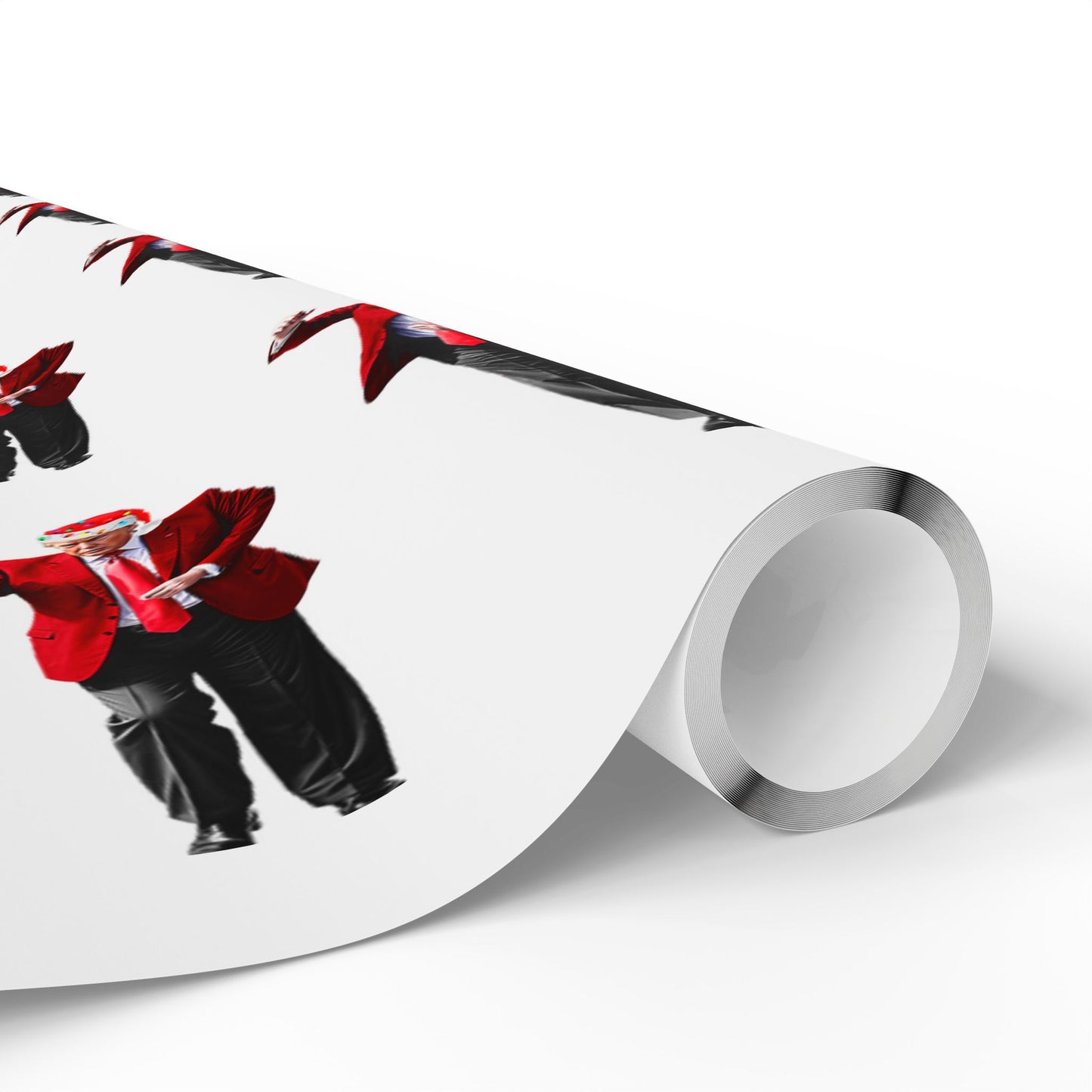 Trump Dancing Wrapping Paper – Funny Patriotic Gift Wrap for Christmas, Birthdays & Holidays | MAGA USA President Gift Paper Roll