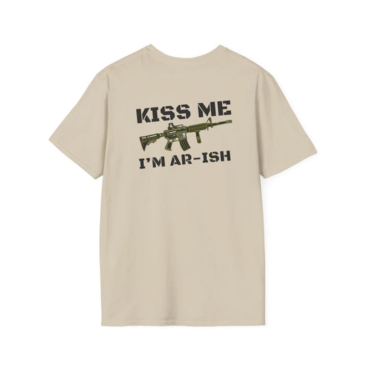 "Kiss Me I’m AR-ish" T-Shirt Unisex - Freedom Flag Co.