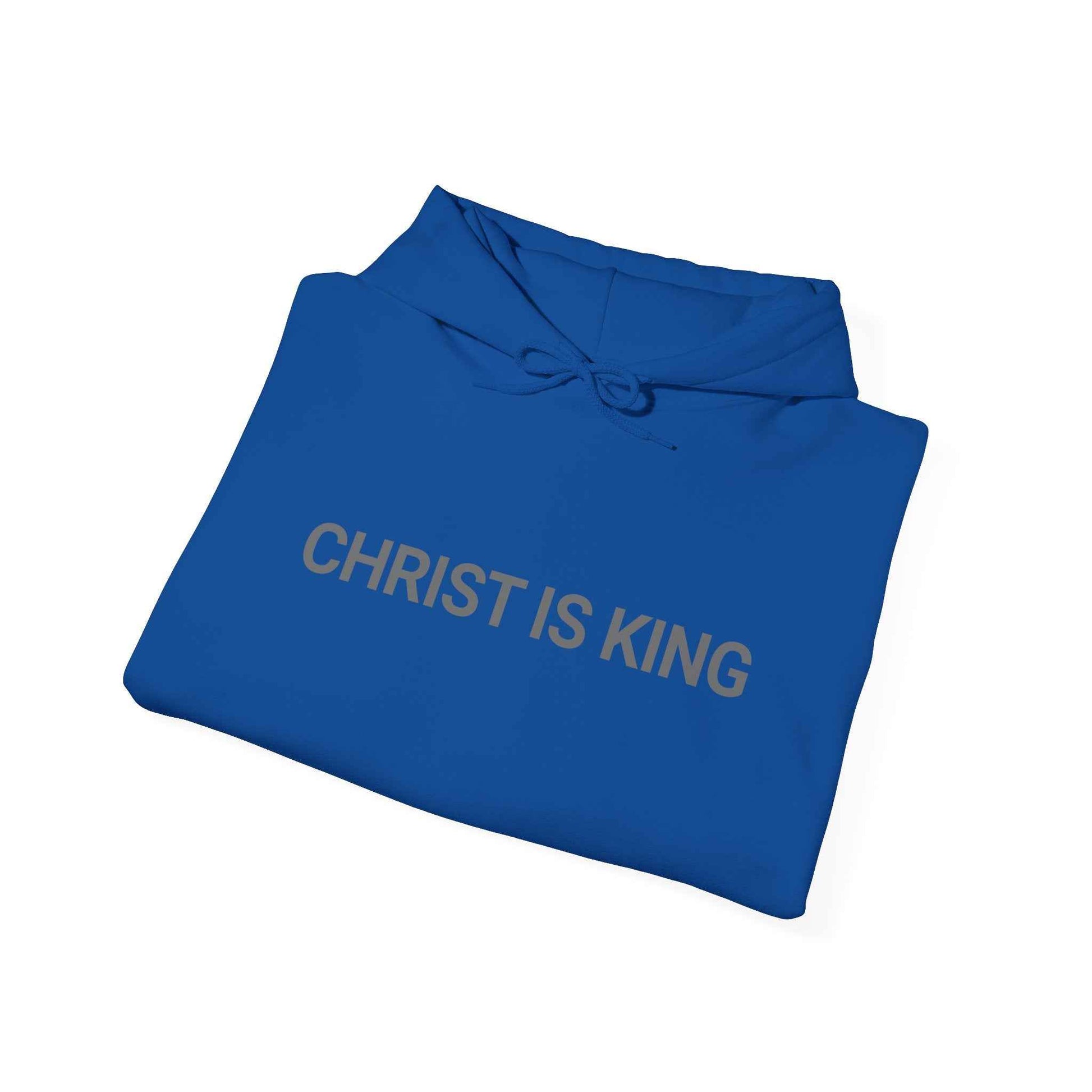 Christ Is King Hoodie – Made in the USA | Premium Patriotic Christian Hoodie