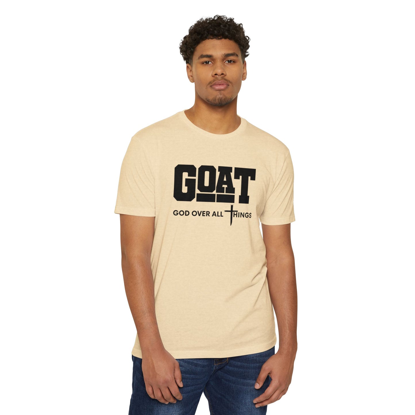 GOAT God Over All Things Unisex Faith Tee