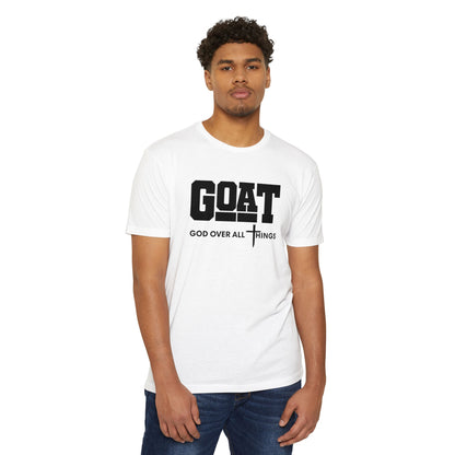 GOAT God Over All Things Unisex Faith Tee