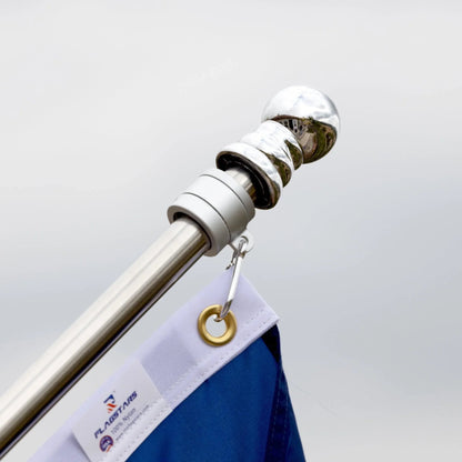 6FT Flagpole Kit | Tangle-Free Stainless Steel Flag Pole