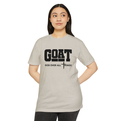GOAT God Over All Things Unisex Faith Tee