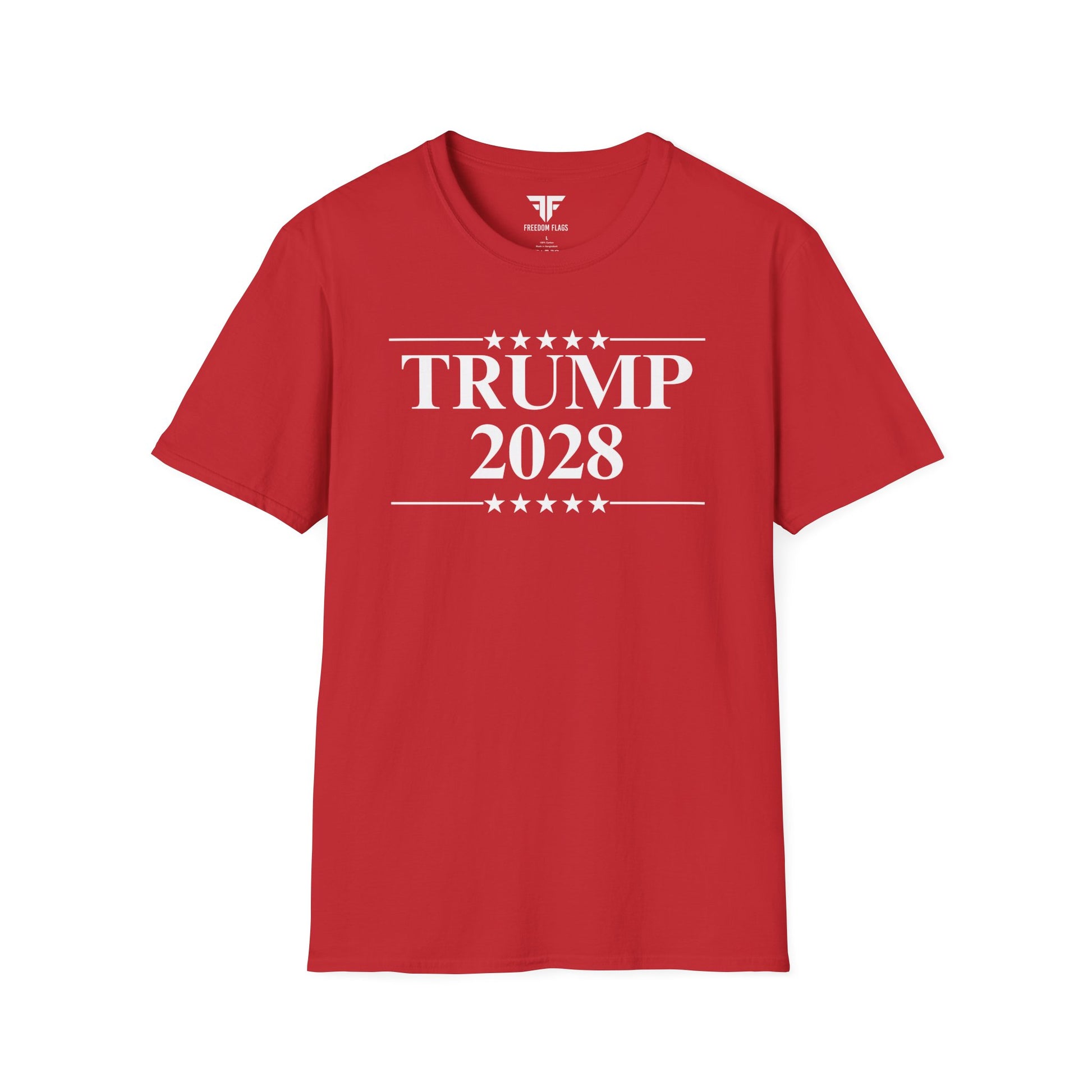 Trump 2028 Unisex Softstyle T-Shirt - Freedom Flag Co.