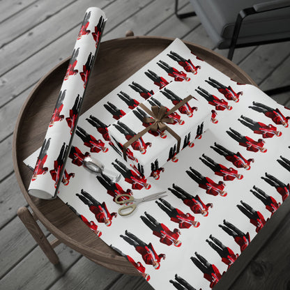 Trump Dancing Wrapping Paper – Funny Patriotic Gift Wrap for Christmas, Birthdays & Holidays | MAGA USA President Gift Paper Roll