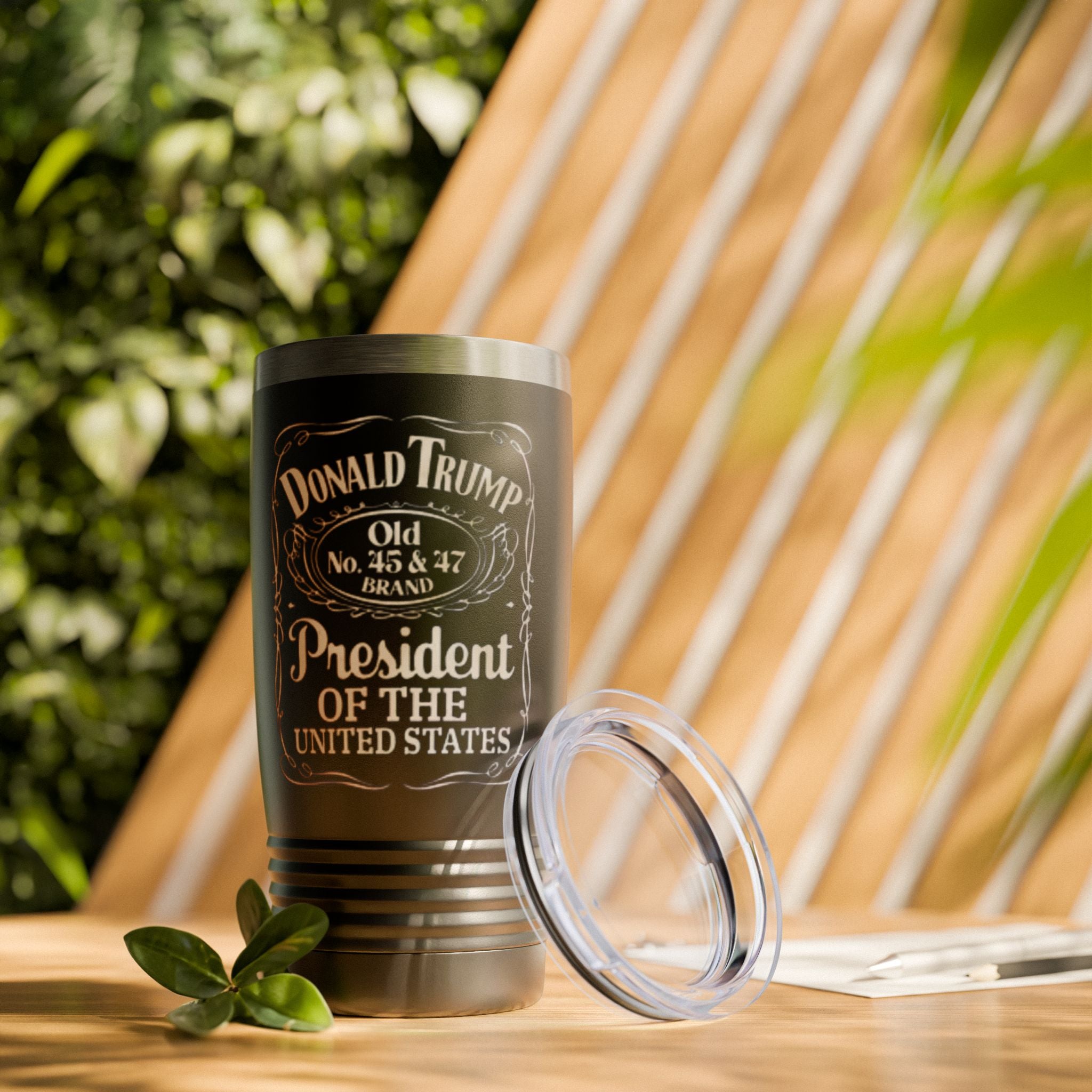 Donald Trump 20oz Whiskey Tumbler – 45th &amp; 47th President Edition