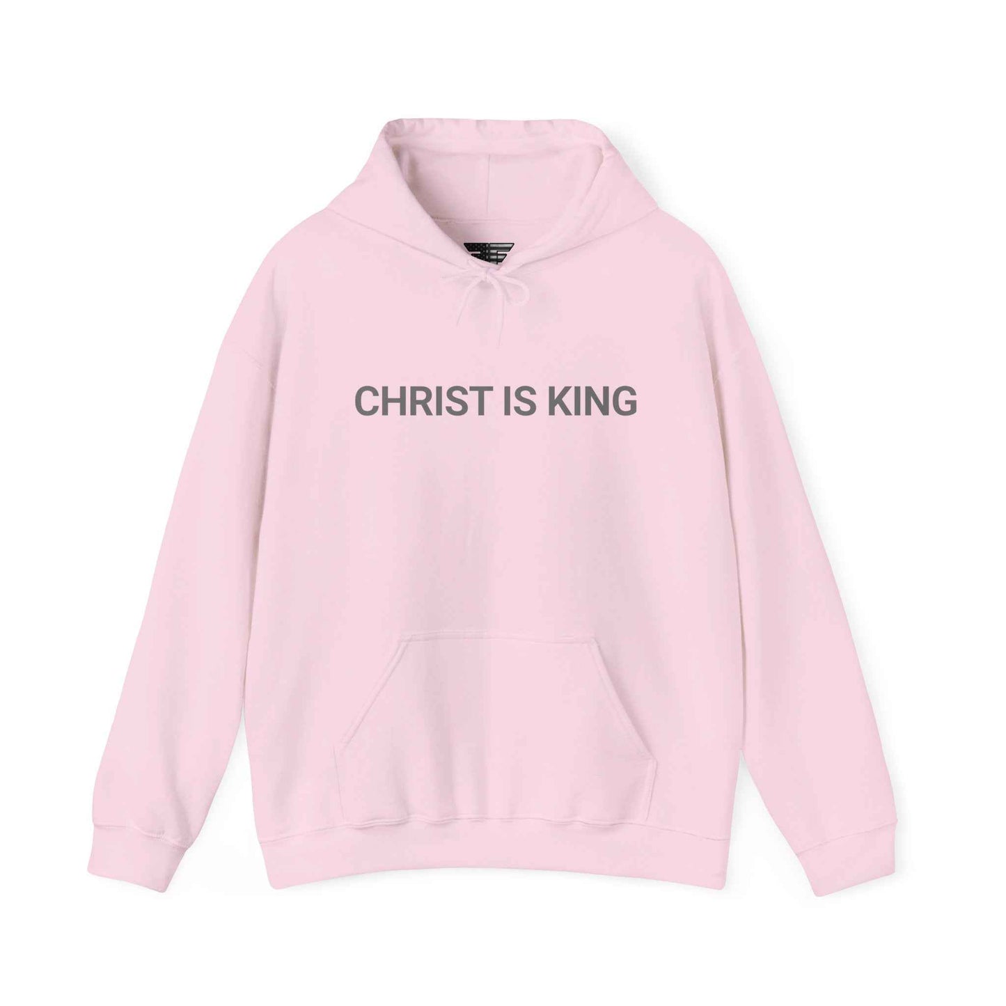 Christ Is King Hoodie – Made in the USA | Premium Patriotic Christian Hoodie