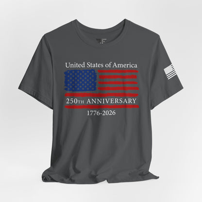 America 250 Unisex T-Shirt | United States Semiquincentennial Patriotic Flag Tee (1776–2026)