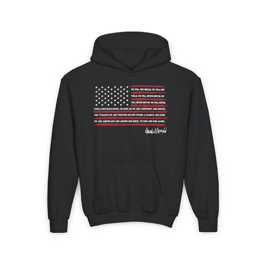 Black - Trump Nation Proclamation Hoodie - Youth Edition