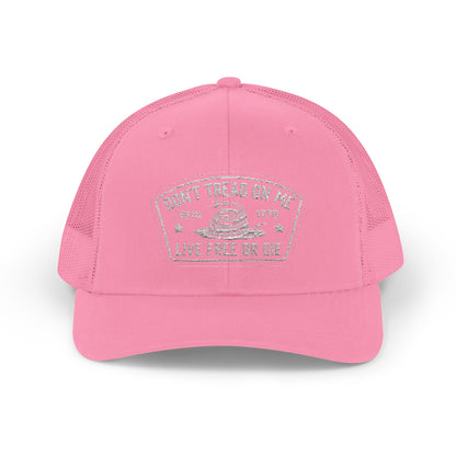 Live Free or Die Trucker Hat – Patriotic Snapback Mesh Cap