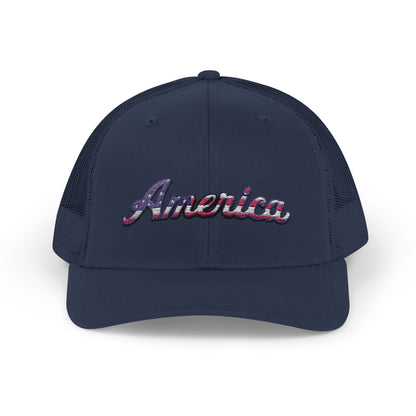 America Embroidered Snapback Cap - Freedom Flag Co.