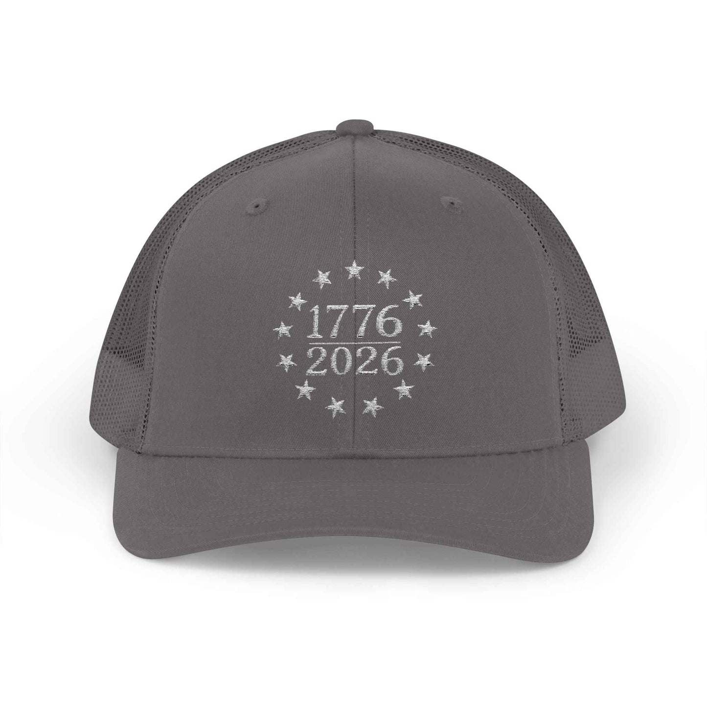 1776-2026 Patriotic Trucker Hat – Betsy Ross 13 Star Flag Cap, USA 250th Anniversary Snapback, American Freedom Hat