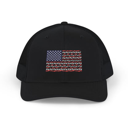 Freedom Loaded Premium Cap – Richardson 112 Patriotic USA Flag Gun Design