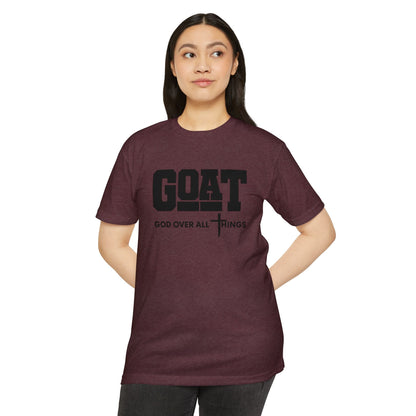 GOAT God Over All Things Unisex Faith Tee