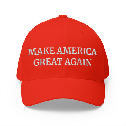 Trump 45-47 MAGA Flexfit Cap – Make America Great Again Hat - Freedom Flag Co.