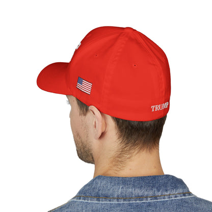 Trump 45-47 MAGA Flexfit Cap – Make America Great Again Hat - Freedom Flag Co.