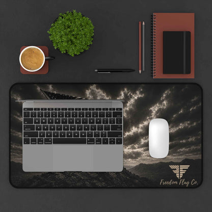 The Price of Freedom™ Desk Mat – Patriotic American Flag Mouse Pad | 12" x 22"