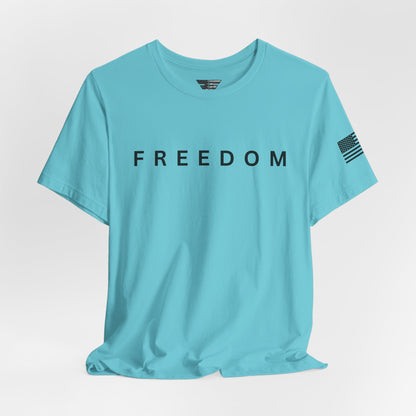 Premium Charlie Kirk Freedom Shirt Unisex | Patriotic Tee w/ Flag Sleeve