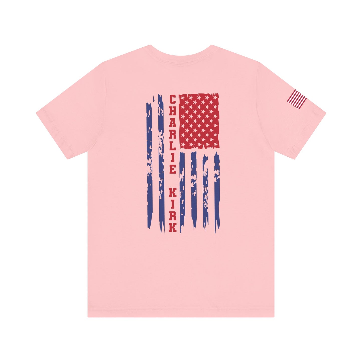 Charlie Kirk American Flag T-Shirt – Unisex Patriotic Freedom Shirt for Conservatives & TPUSA Supporters