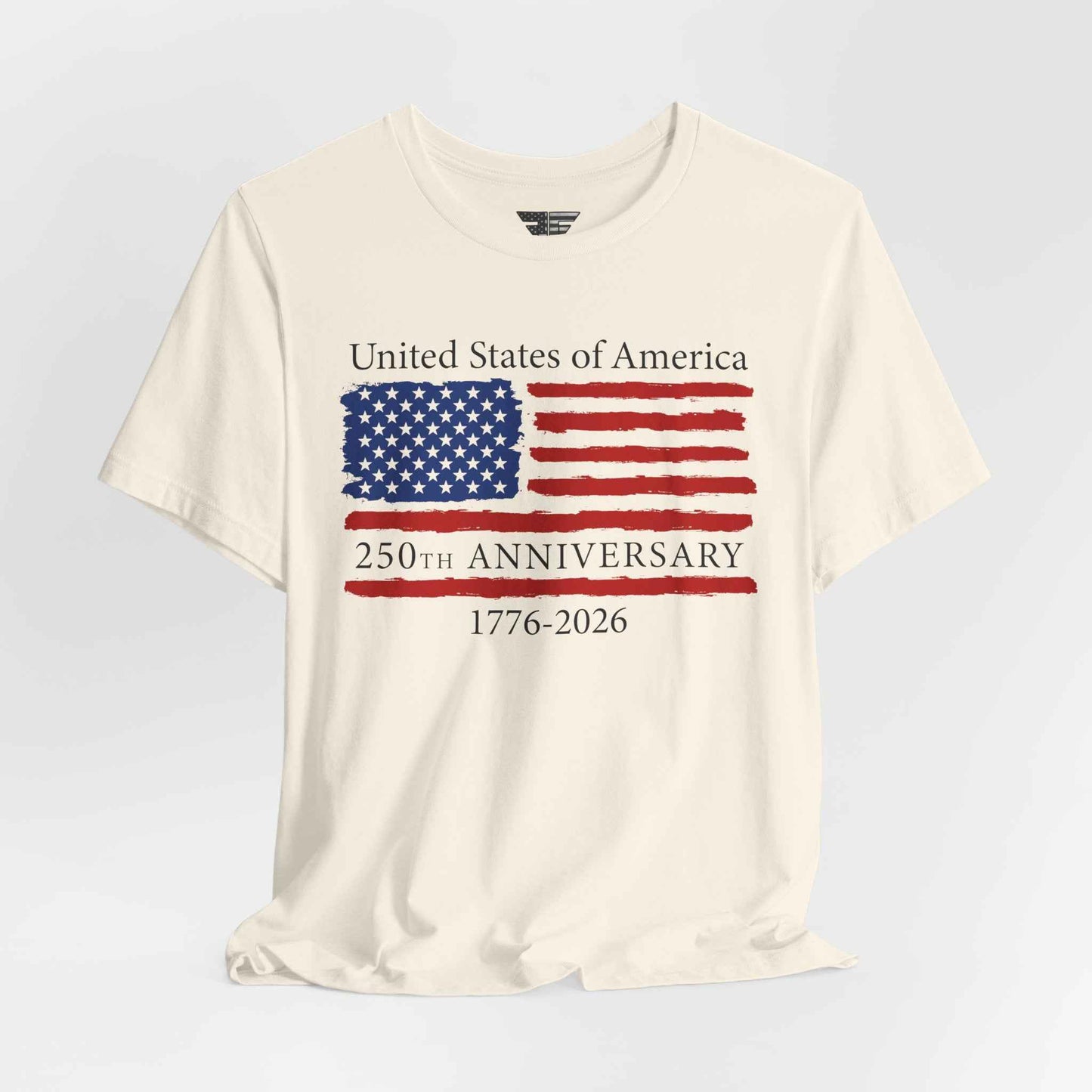250th Anniversary USA Flag T-Shirt (1776–2026) – Made in USA Patriotic American Shirt