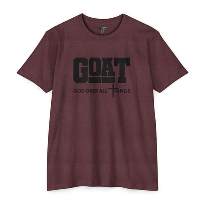 GOAT God Over All Things Unisex Faith Tee