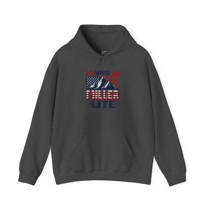 Red, White & Miller Lite Hoodie – Patriotic Beer Hoodie