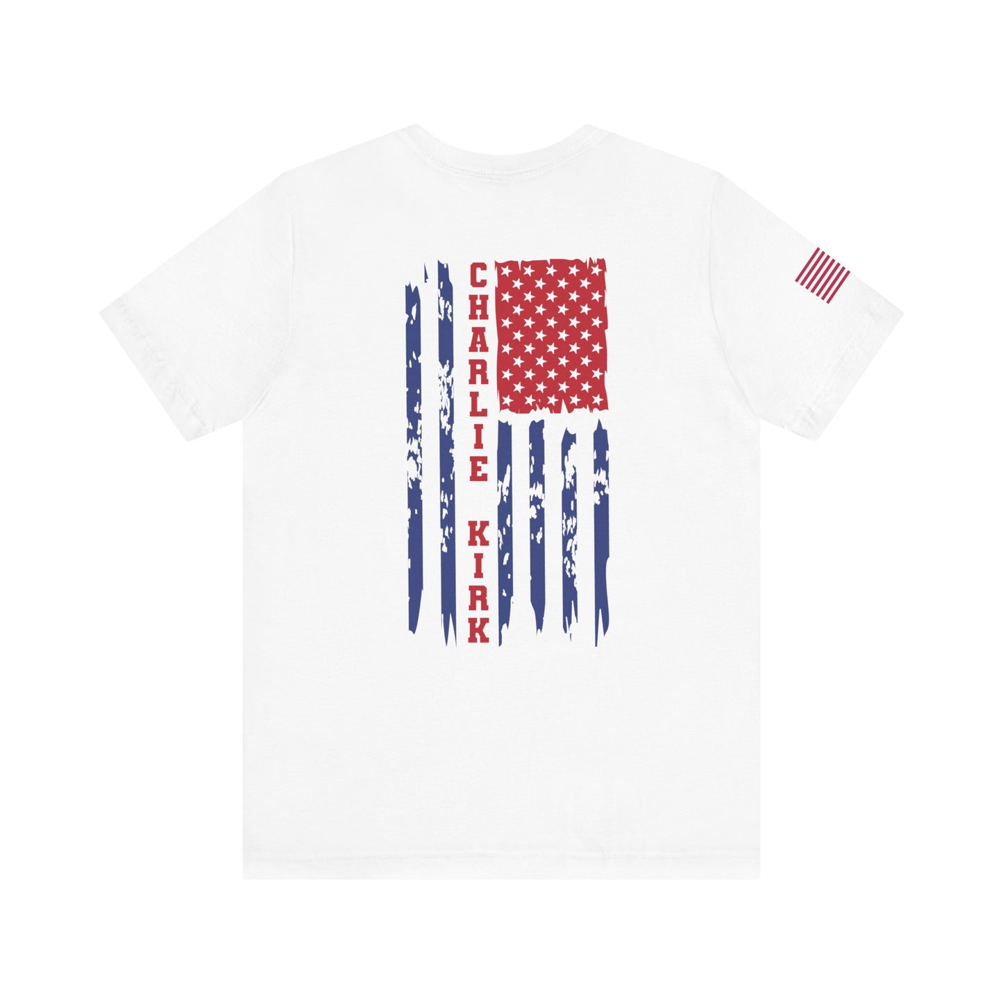 Charlie Kirk American Flag T-Shirt – Unisex Patriotic Freedom Shirt for Conservatives & TPUSA Supporters