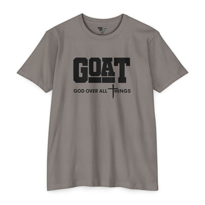 GOAT God Over All Things Unisex Faith Tee