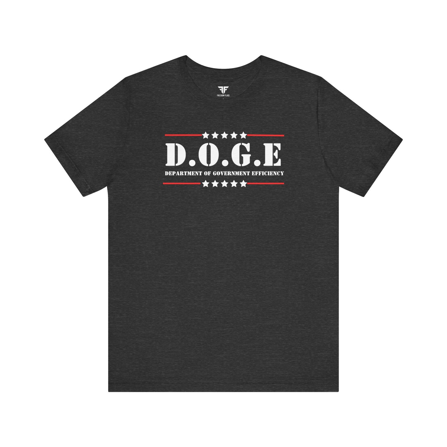 Grey. D.O.G.E Department of Government Efficiency Men's, Women T- Shirt Unisex